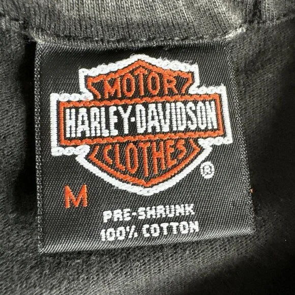VTG 1994 RK Stratman HARLEY DAVIDSON Single Stitch Shirt Size‎ M Hanes Beefy USA